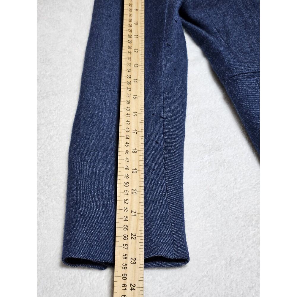 Adrienne Vittadini Open Front Blazer Suit Women XS Navy Blue - Picture 6 of 8